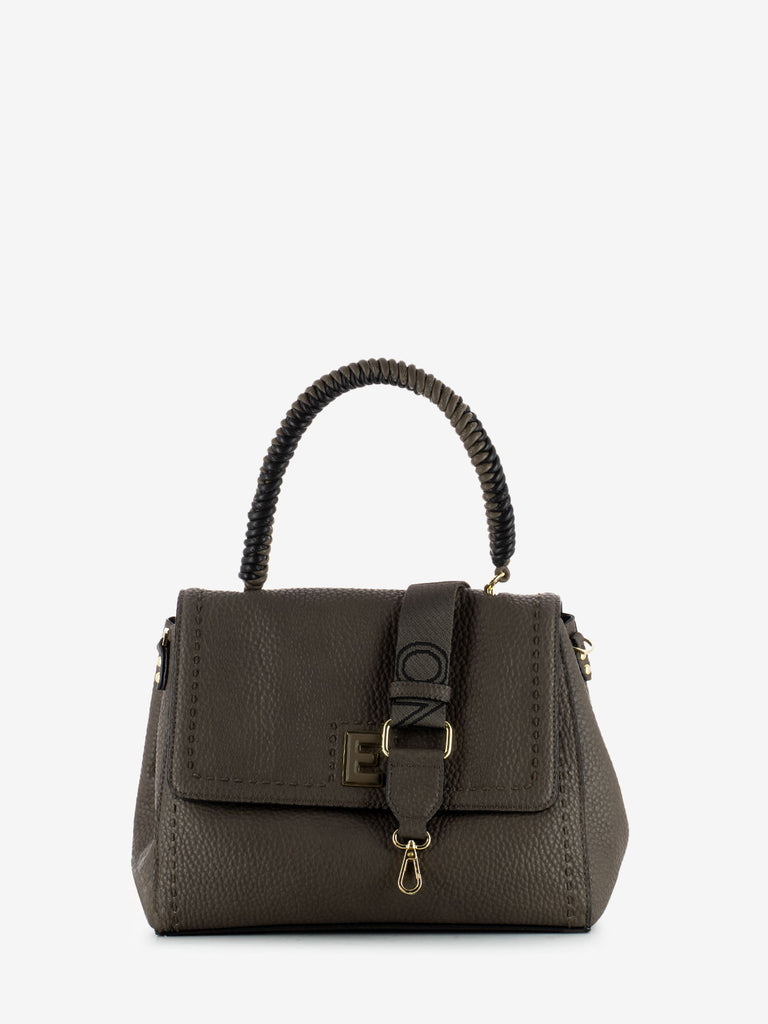 SCERVINO - Borsa small flap soft eba marrone