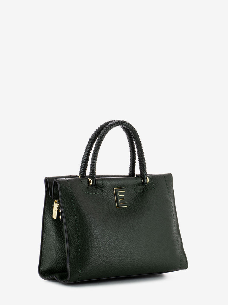 SCERVINO - Borsa small tote Petra dark green