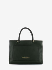 SCERVINO - Borsa small tote Petra dark green