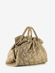 SCERVINO - Borsa Tote Octavia con cuciture beige