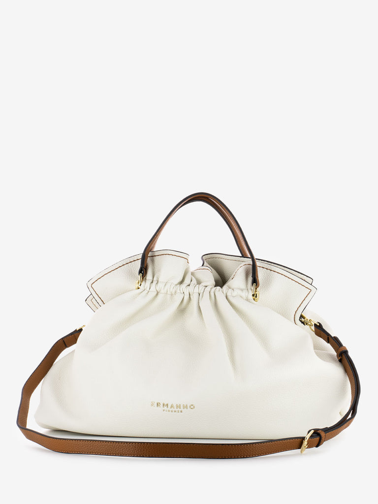 SCERVINO - Large Tote Octavia two tones off white