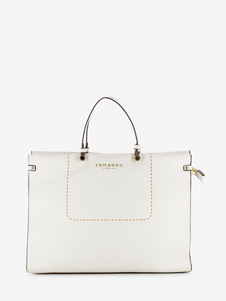 SCERVINO - Large tote Petra 24 white