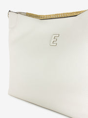 SCERVINO - Large tote Rachele interlacing white