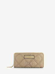 SCERVINO - Portafoglio Octavia goffrato beige