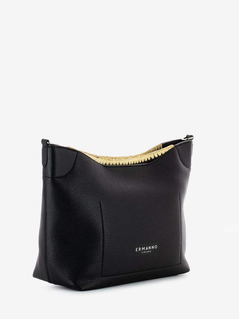 SCERVINO - Small tote Rachele interlacing black