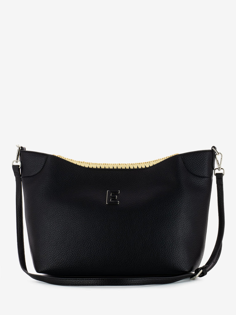 SCERVINO - Small tote Rachele interlacing black