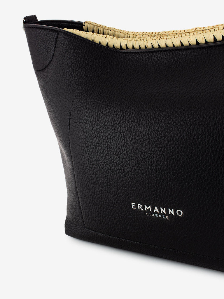 SCERVINO - Small tote Rachele interlacing black