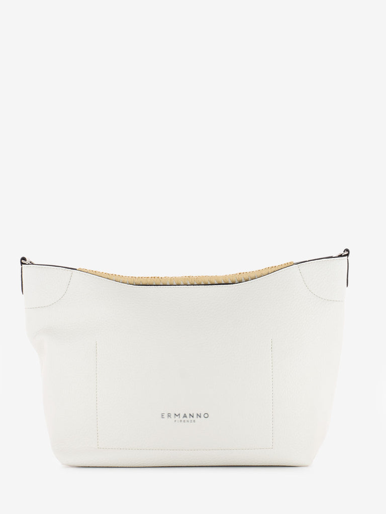 SCERVINO - Small tote Rachele interlacing white