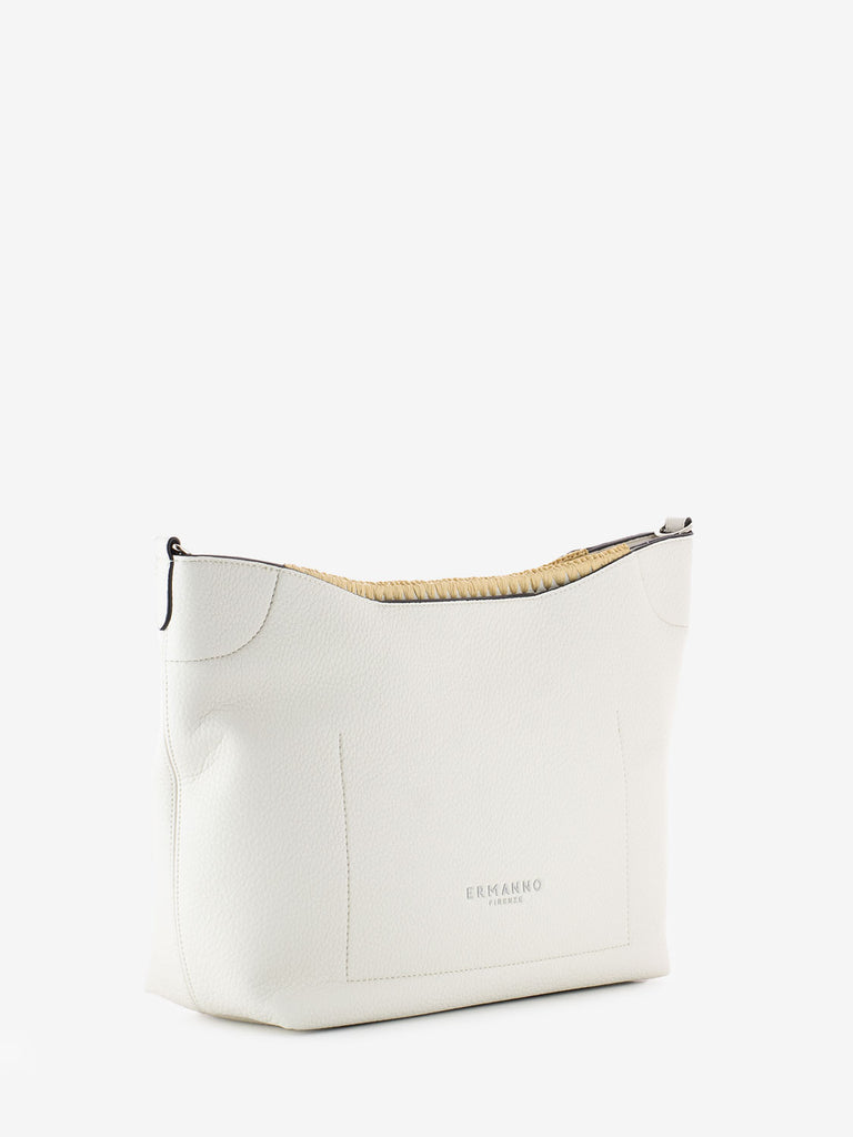 SCERVINO - Small tote Rachele interlacing white