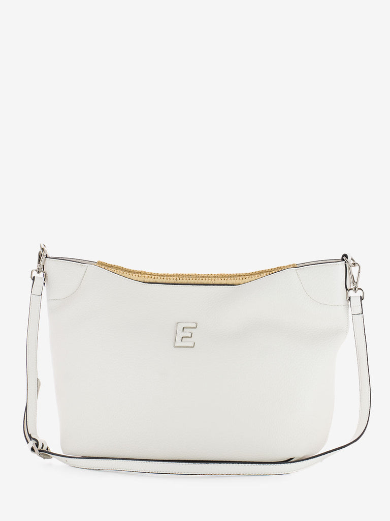 SCERVINO - Small tote Rachele interlacing white