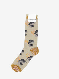 Calzini medi fantasia CA76 beige