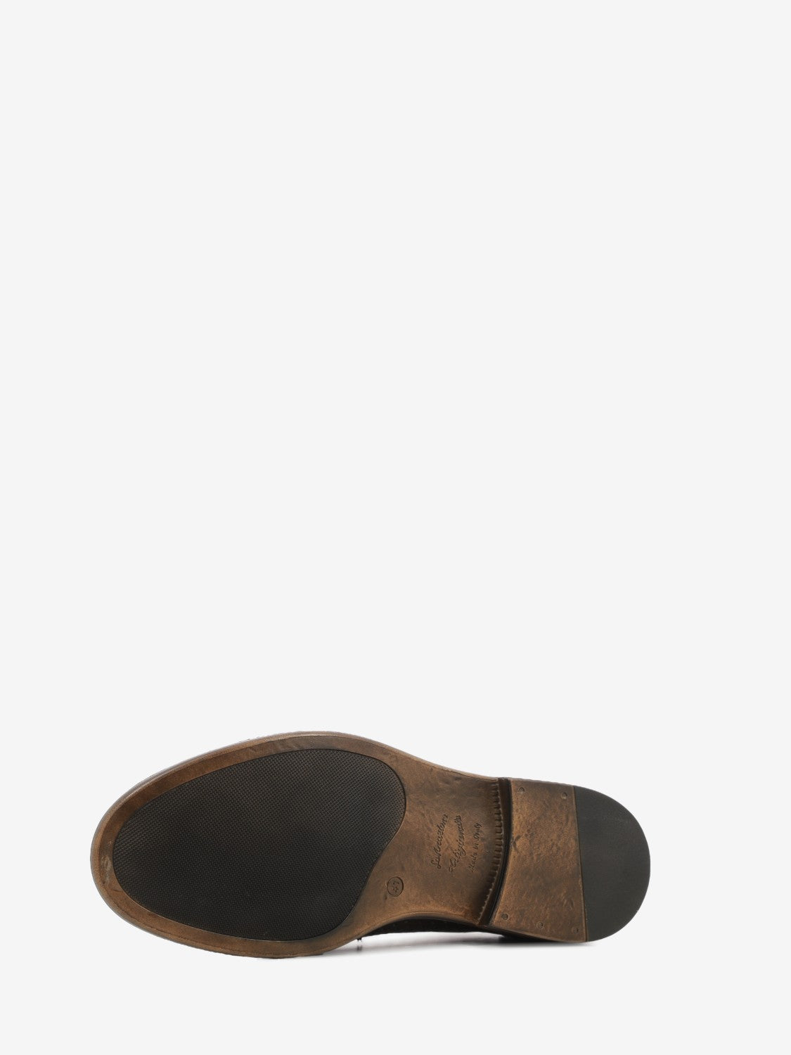 Chestnut perforated leather Derby