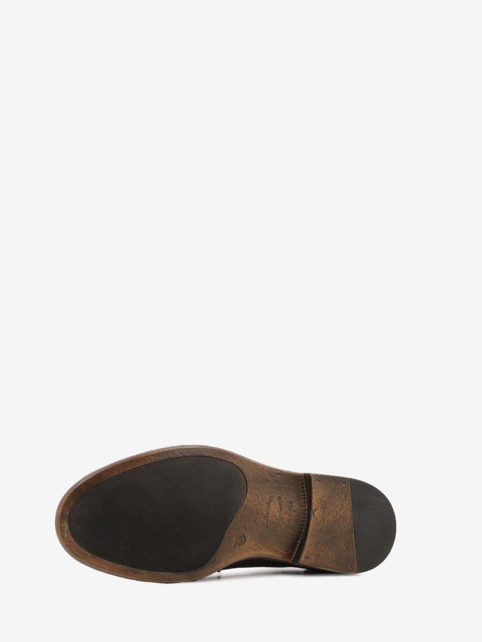Chestnut perforated leather Derby