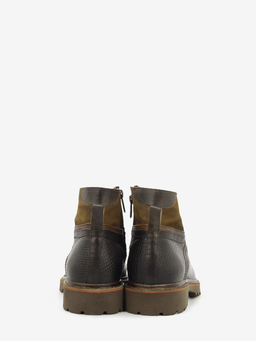 Polacco in pelle e suede marrone