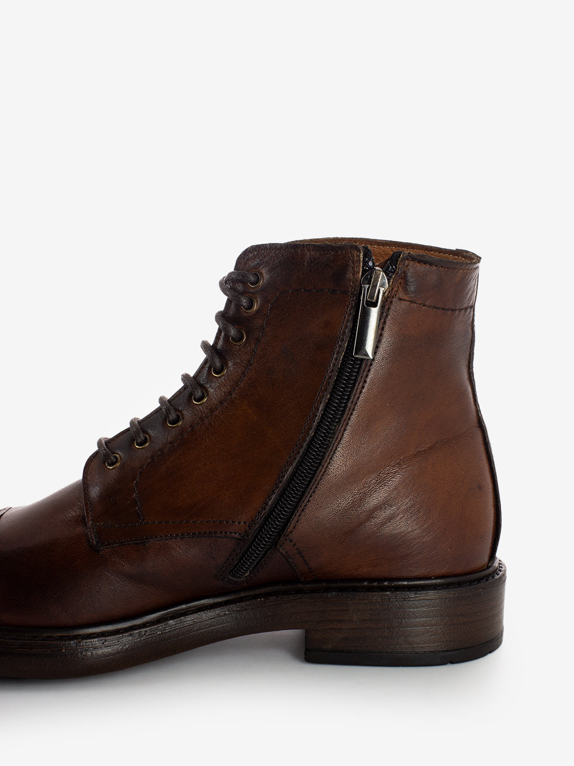 Polacco in pelle marrone