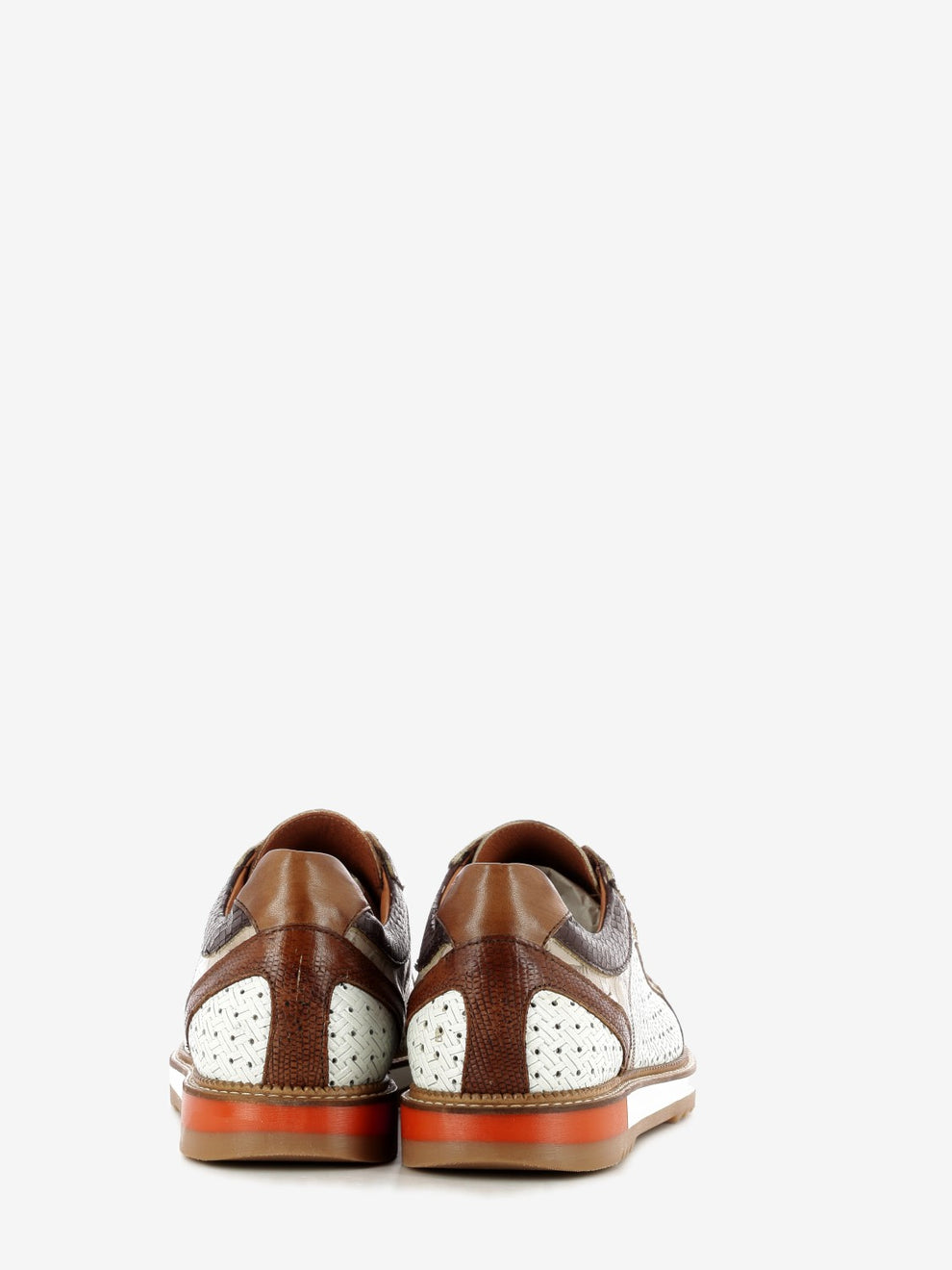 Sneakers in pelle cuoio / beige