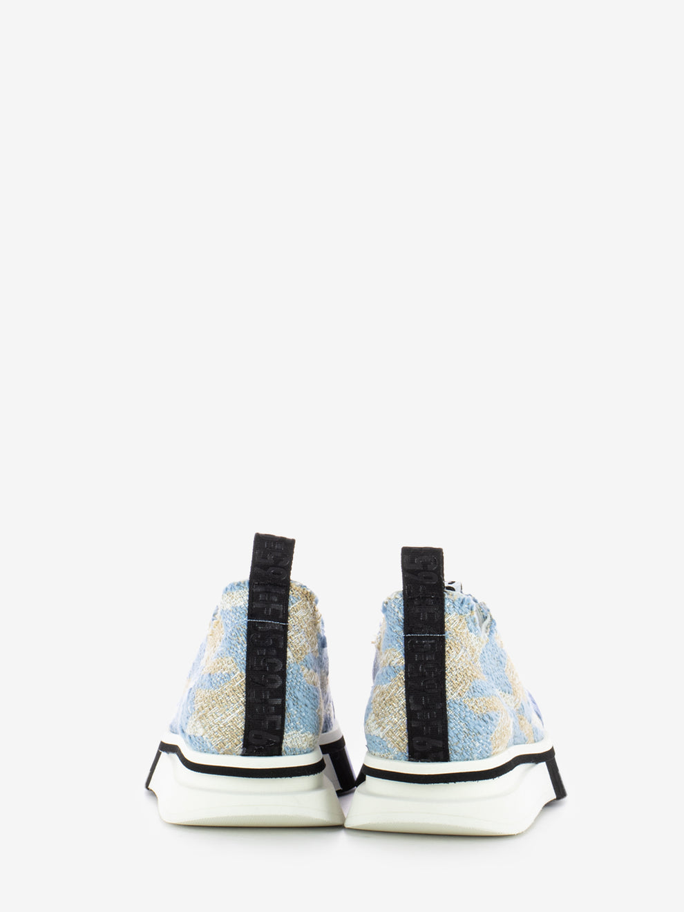 Up sneakers in fabric and suede dolphin