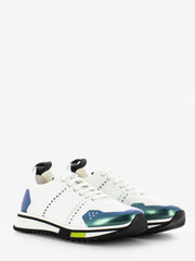 FABI - Sneakers F65 knit white / green