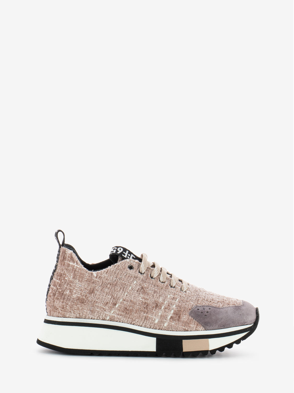Sneakers F65 lana rosa