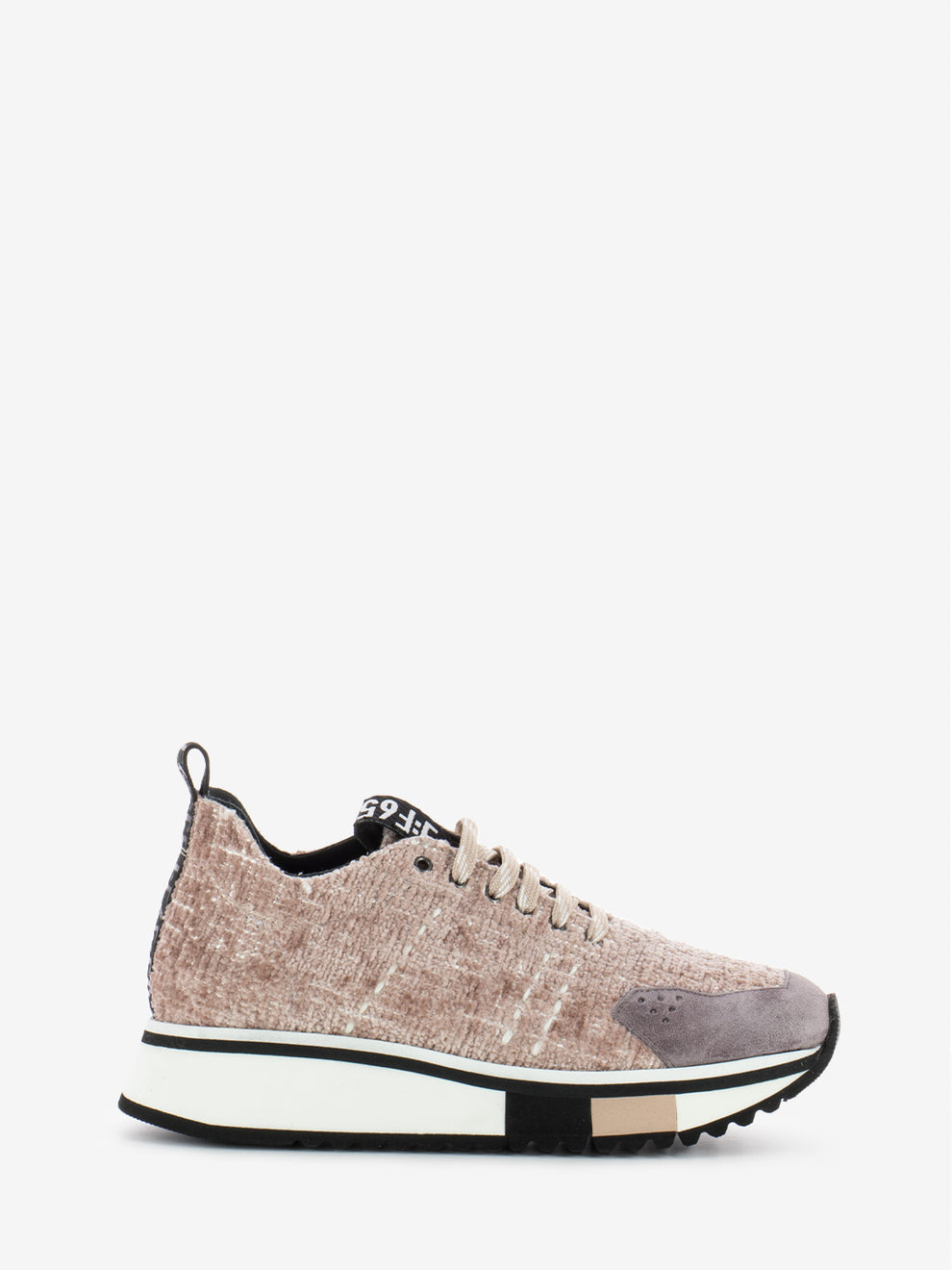 Sneakers F65 lana rosa