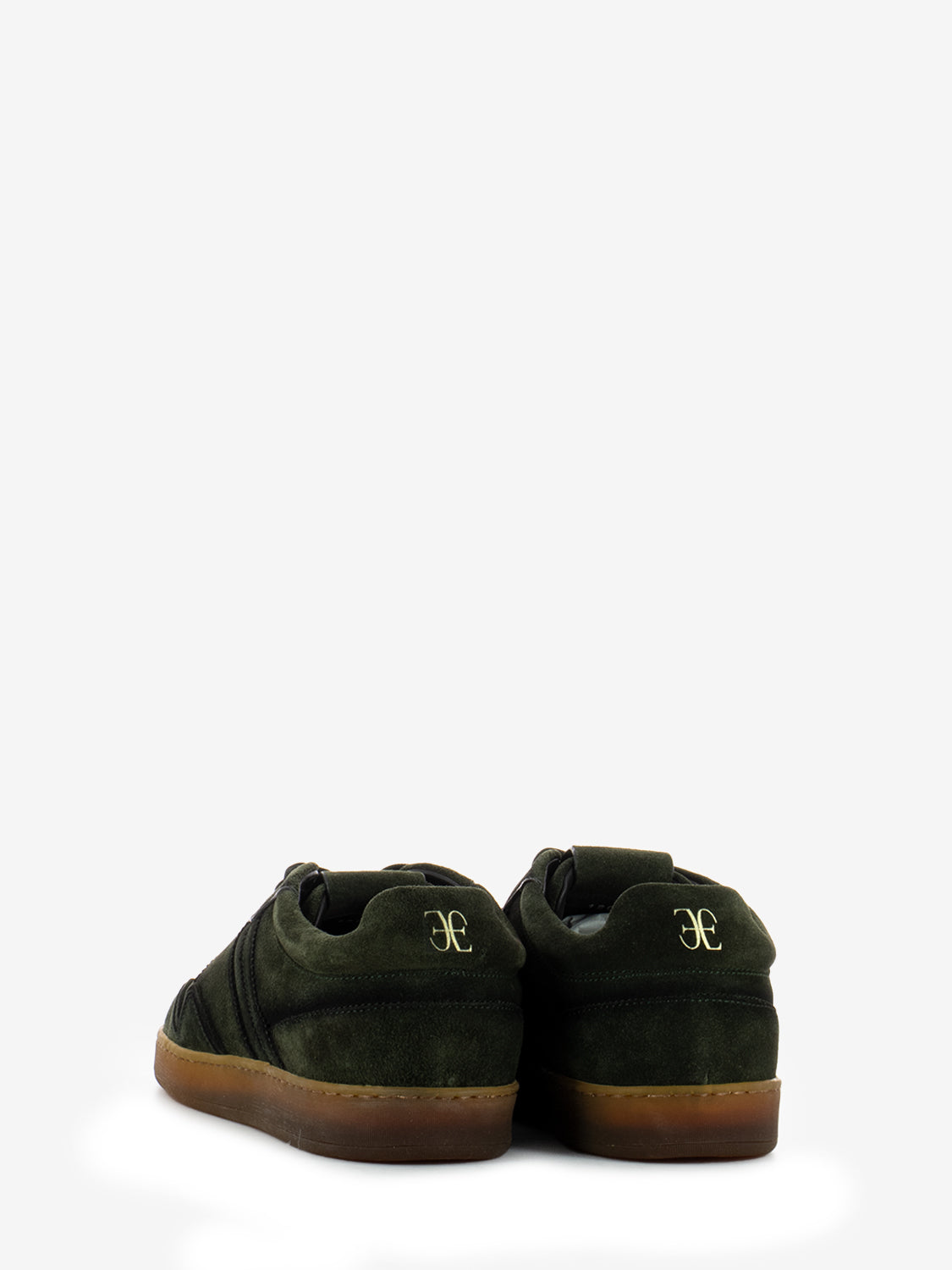 Velour forest sneakers