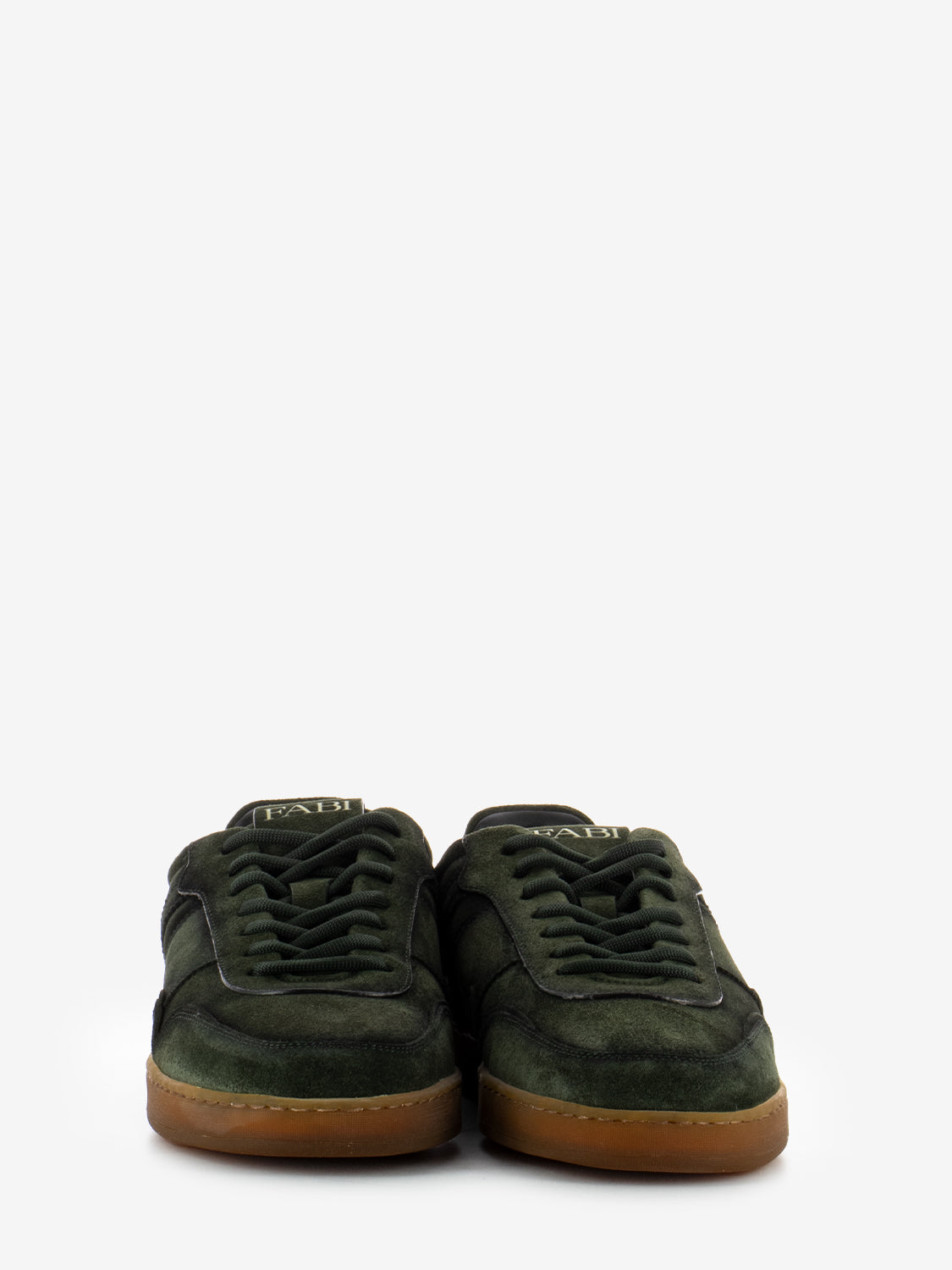 Velour forest sneakers