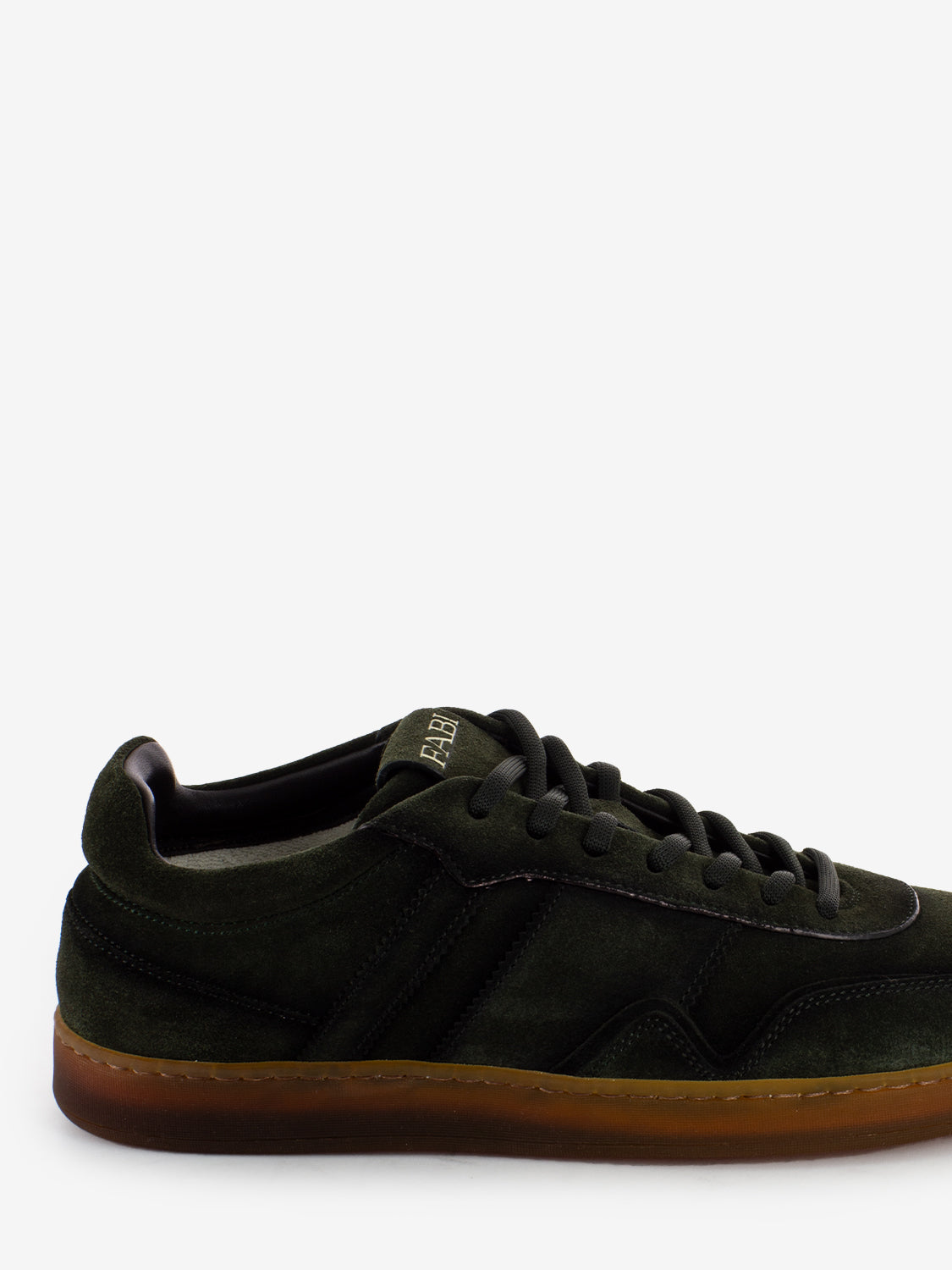 Velour forest sneakers