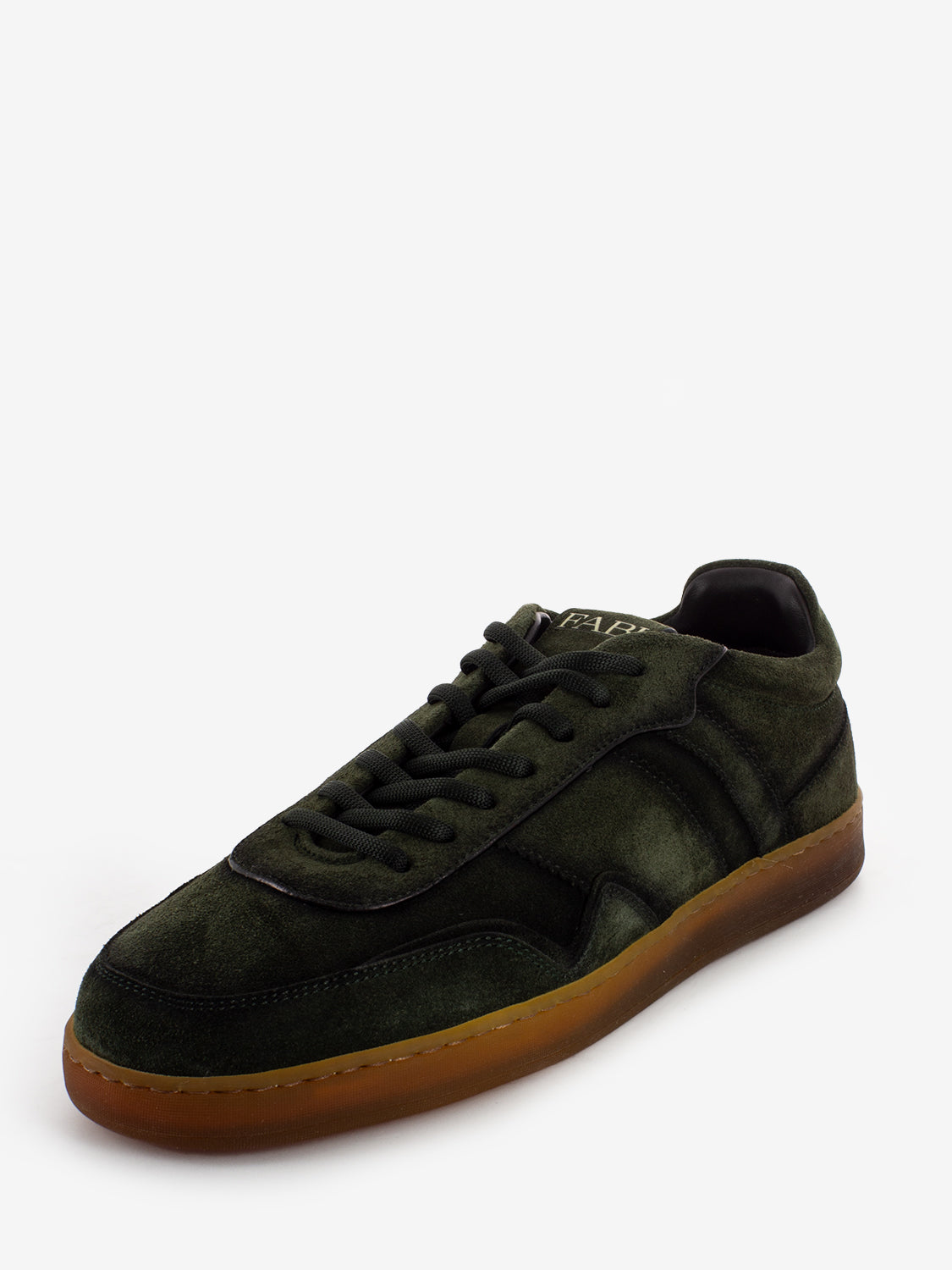 Velour forest sneakers