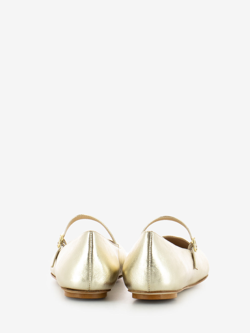 Ballerina nappa laminato oro /nero
