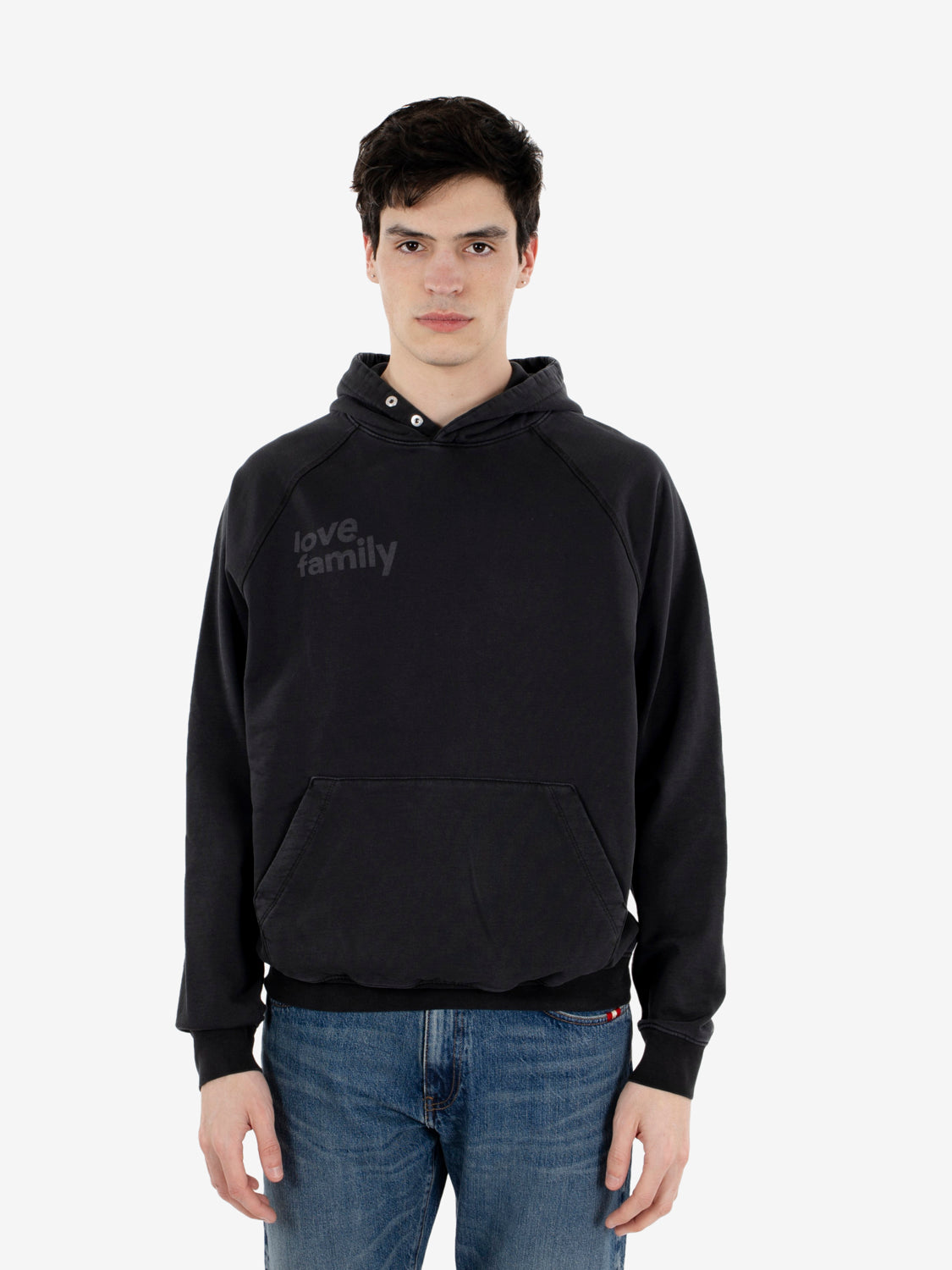 Hoodie Love Family black