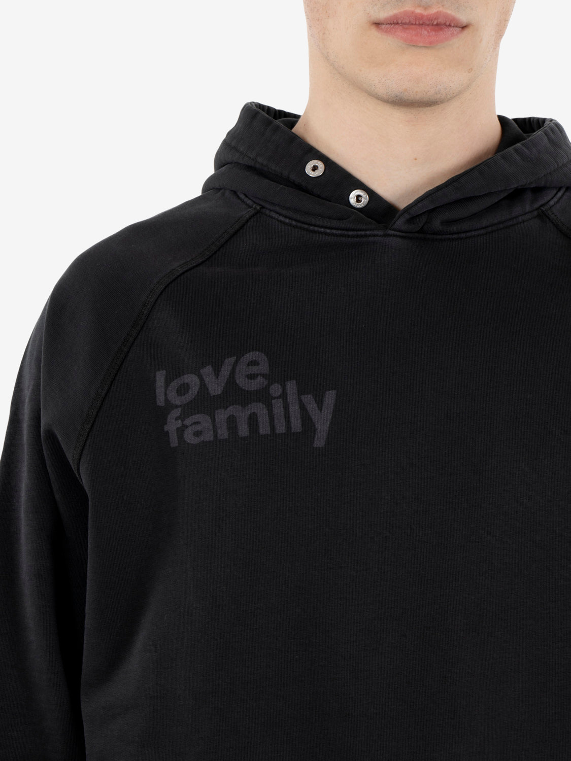 Hoodie Love Family black