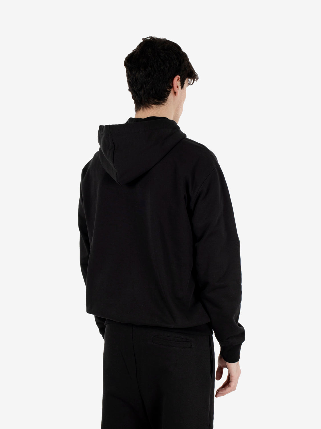 Zip-up hoodie Love Family Not Fashion black