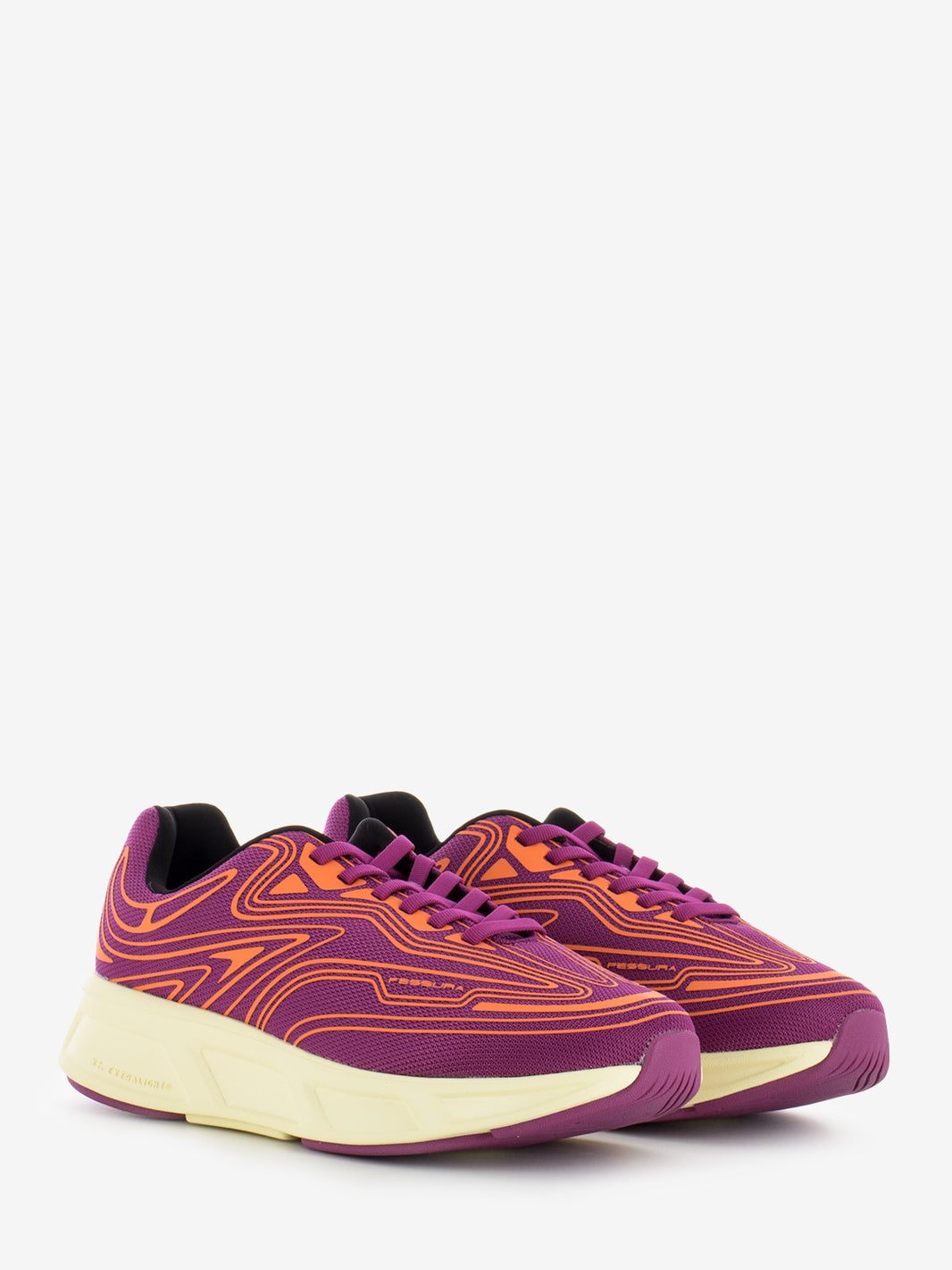 Runflex #01 fuchsia / mandarin sneakers