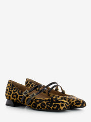 ROBERTO FESTA MILANO - Ballerine con tacco leopardate elodies