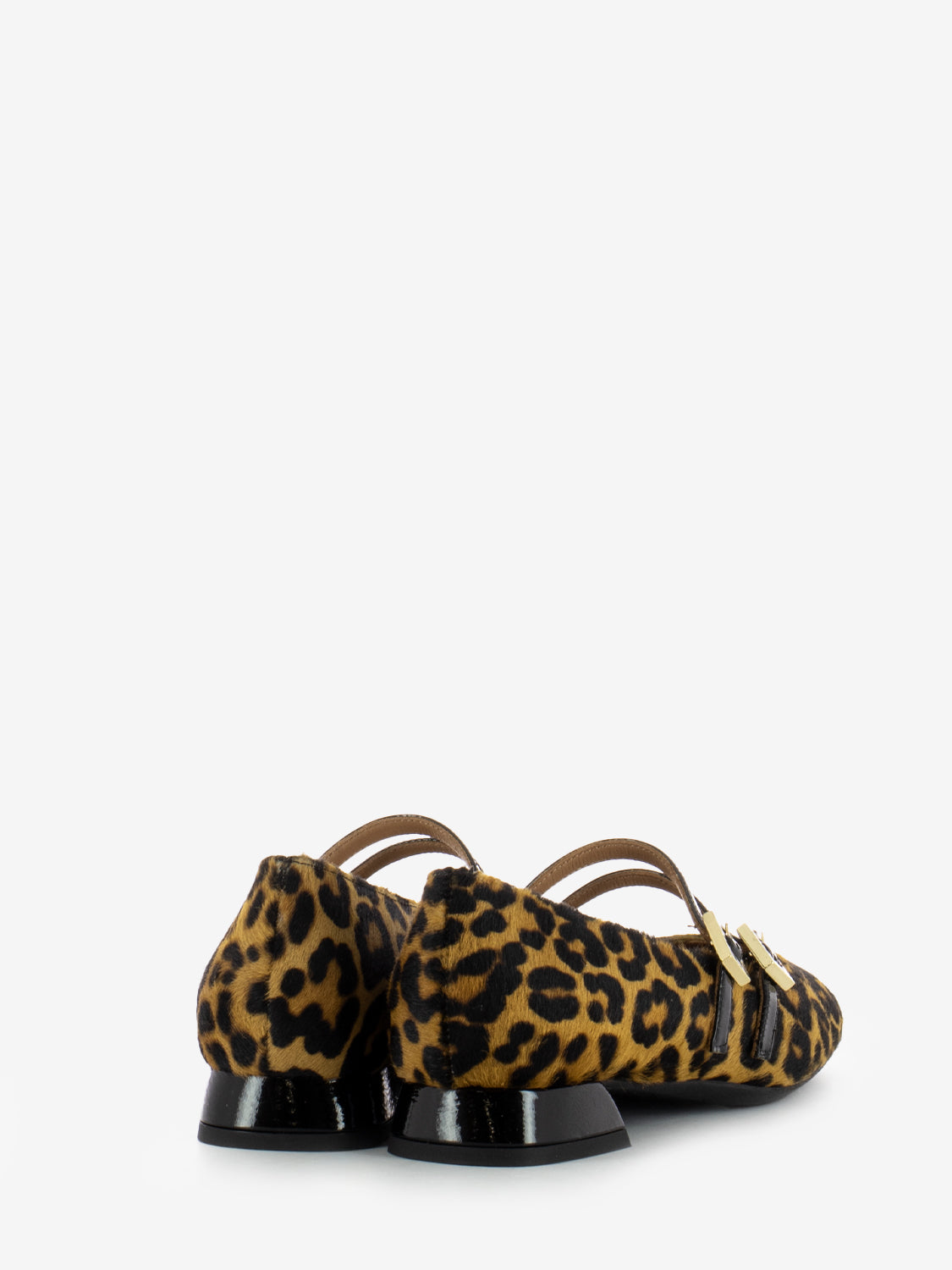 Ballerine con tacco leopardate elodies