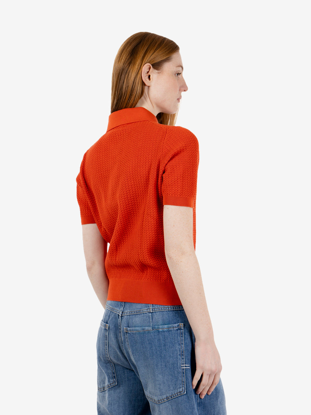 Camicia in maglia carota