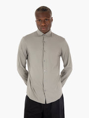 FILIPPO DE LAURENTIIS - Camicia morbida basic nebbia