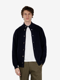 Cardigan costa inglese navy