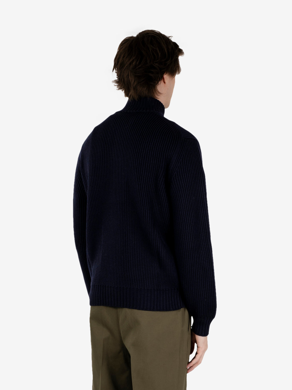 Cardigan costa inglese navy