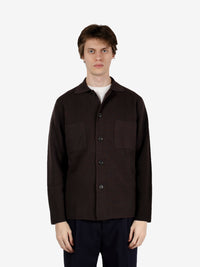 Field jacket in lana moro