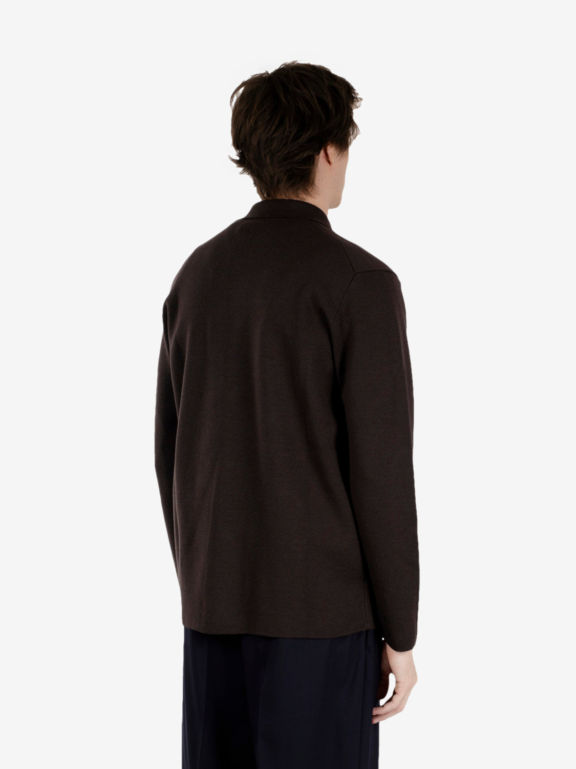 Field jacket in lana moro