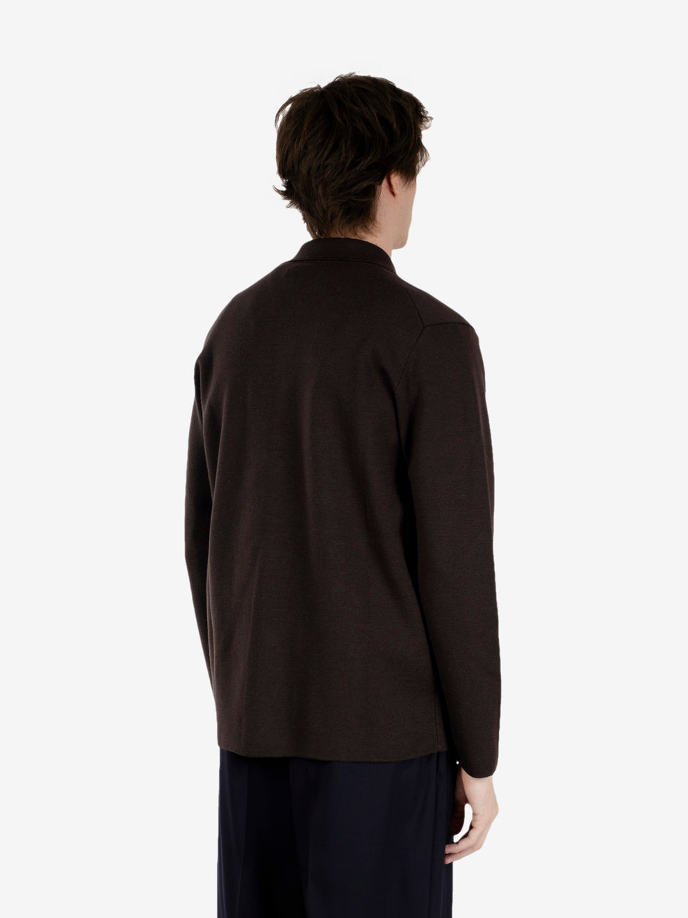 Field jacket in lana moro