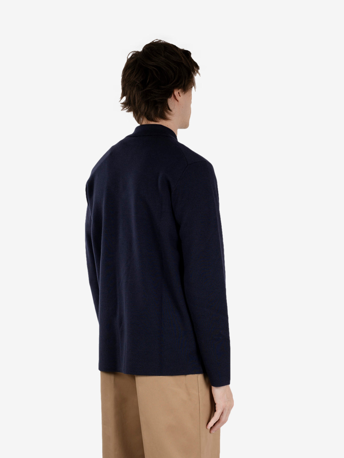 Navy wool field jacket