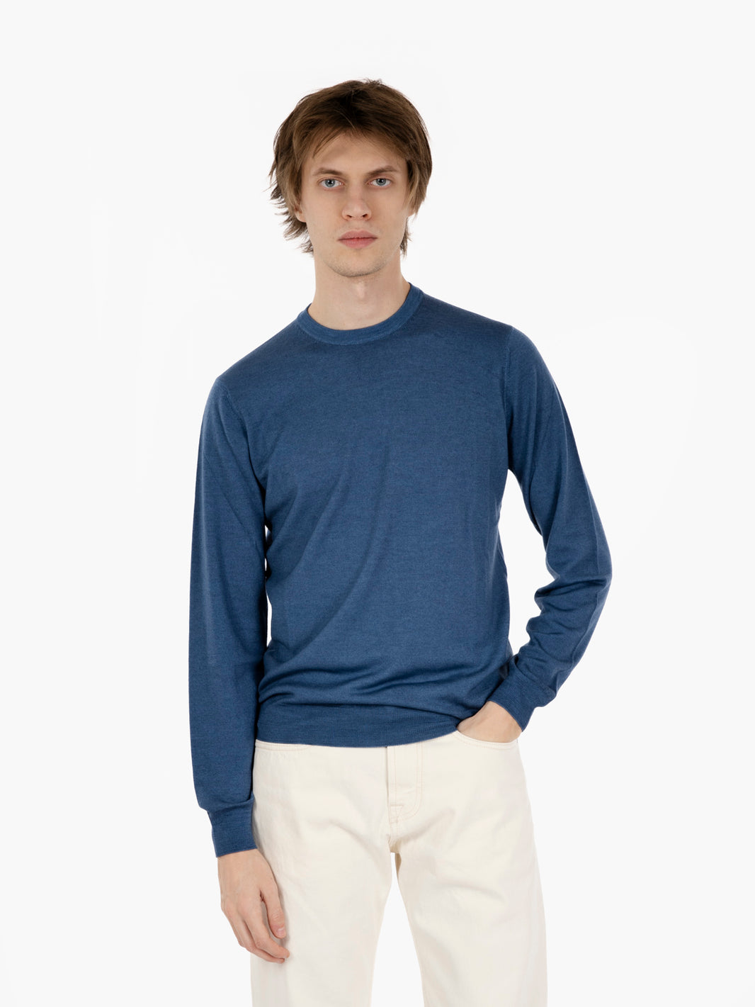 CREW NECK SWEATER ML OIL CLOUD GC1ML-RM16RV_N790