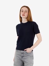 Maglioncino girocollo navy