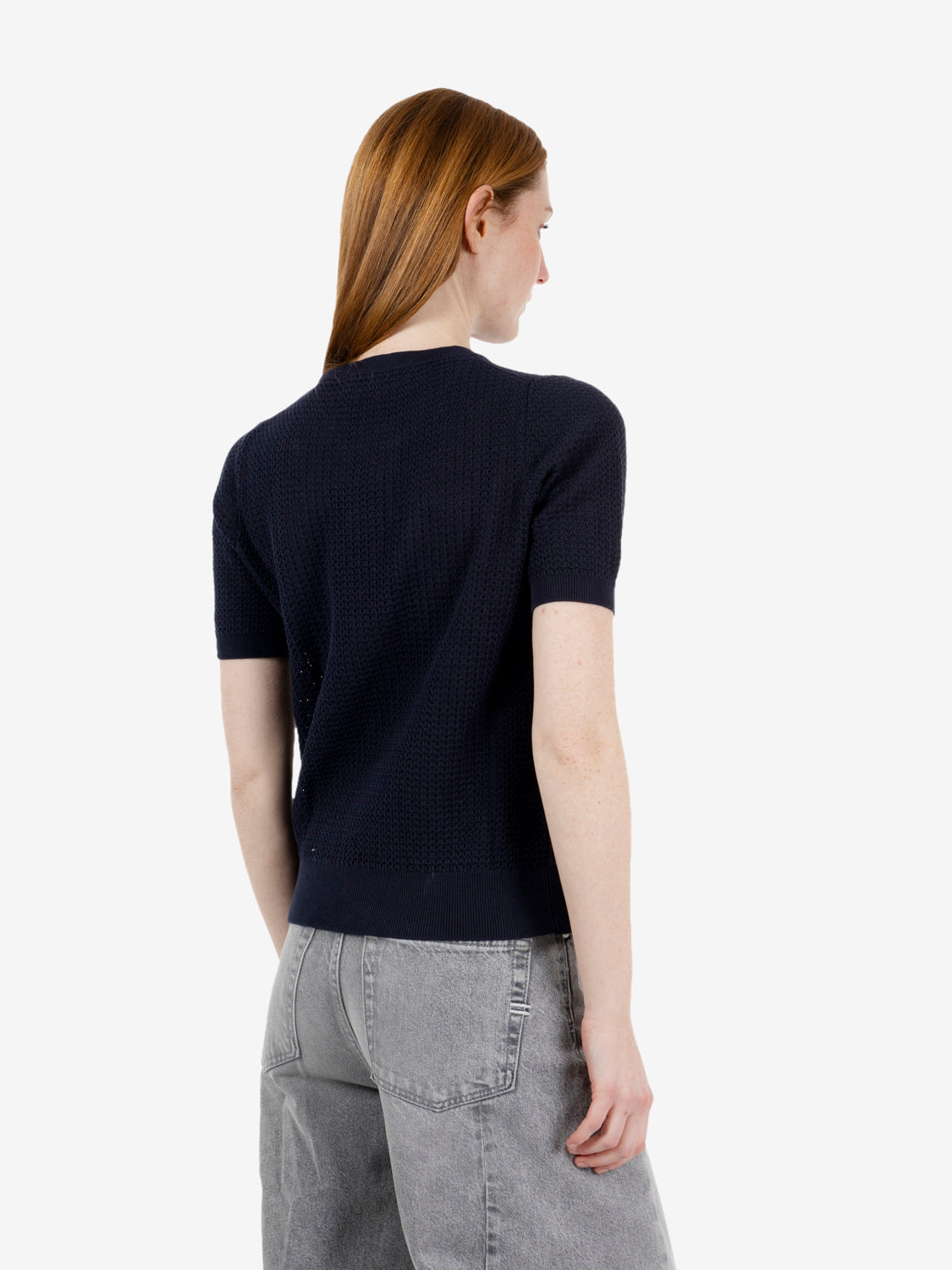 Maglioncino girocollo navy