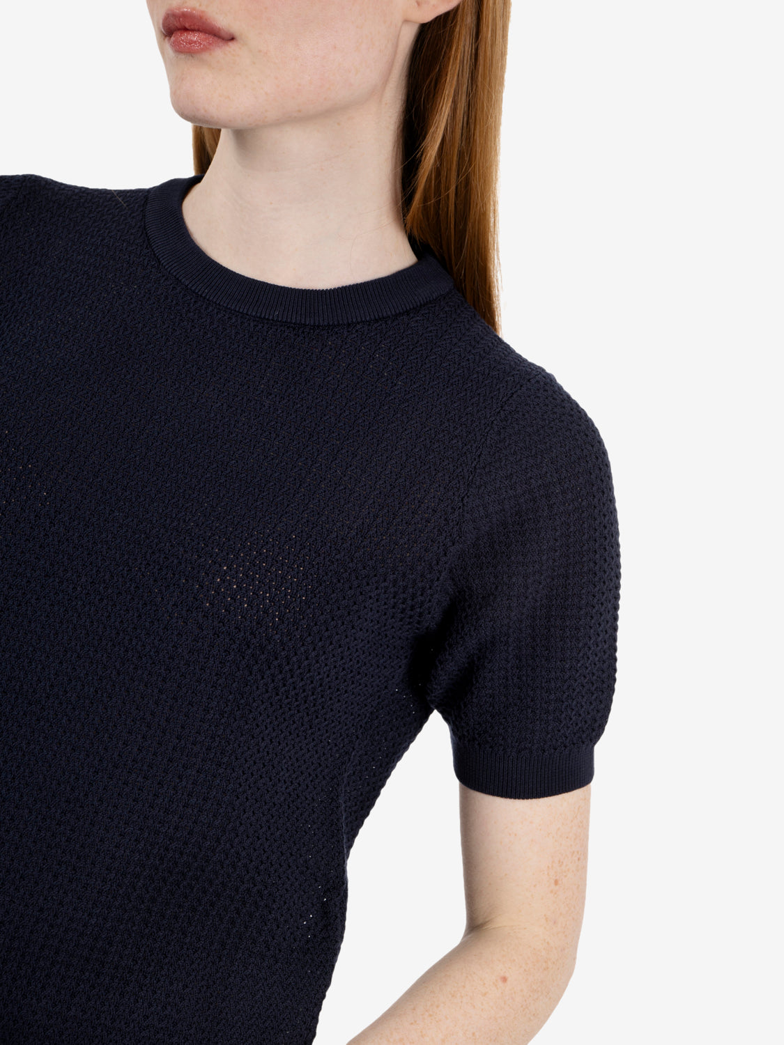 Maglioncino girocollo navy