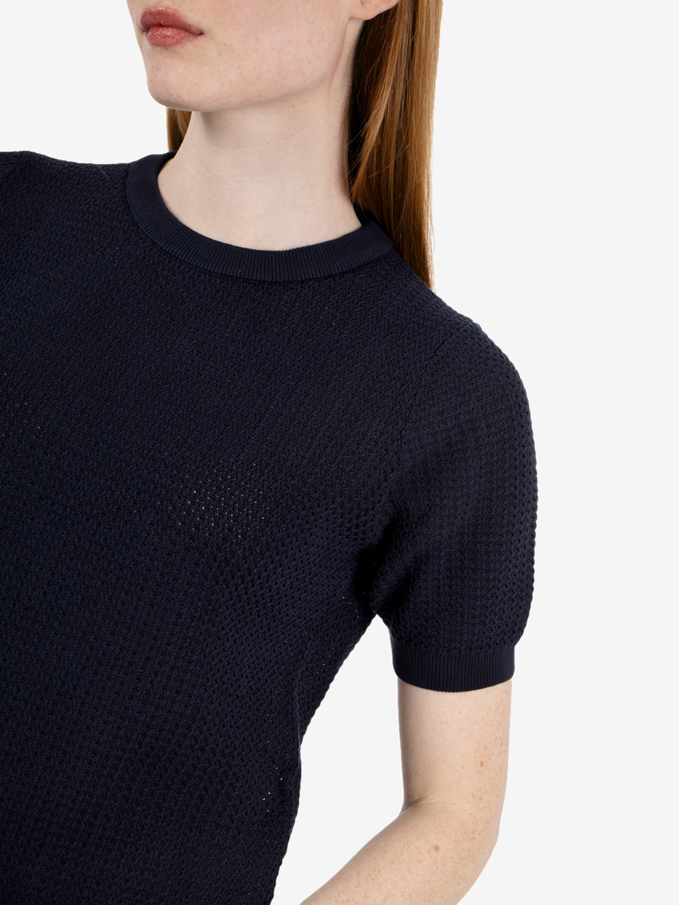 Maglioncino girocollo navy