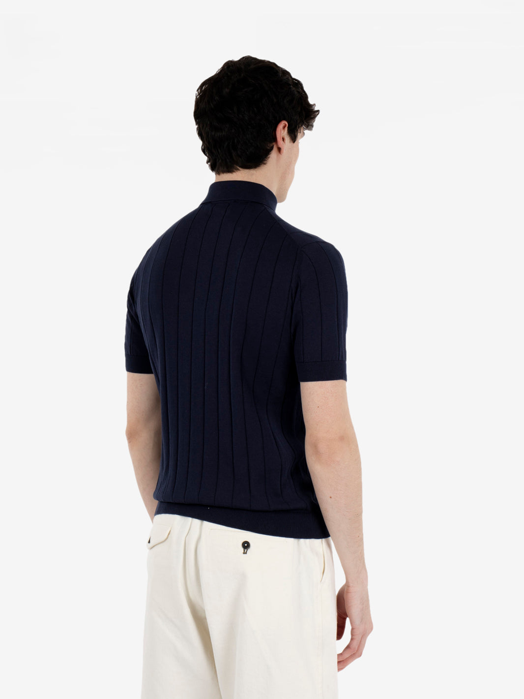 Polo manica corta navy