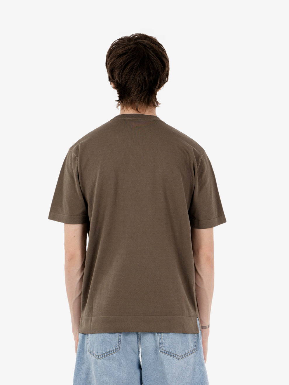 T-shirt girocollo over olio